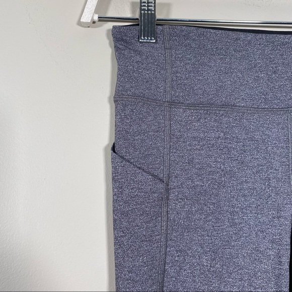 4 Lululemon Pace Rival Cropped Leggings in  Gray size 4 - Picture 2 of 5